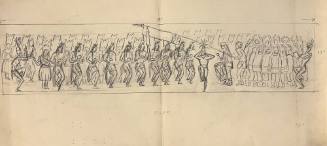 Untitled (Sketch for La Fonda Hotel)