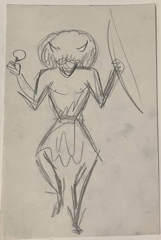 Untitled sketch for La Fonda