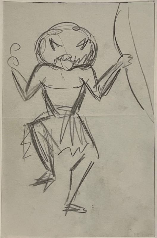 Untitled sketch for La Fonda