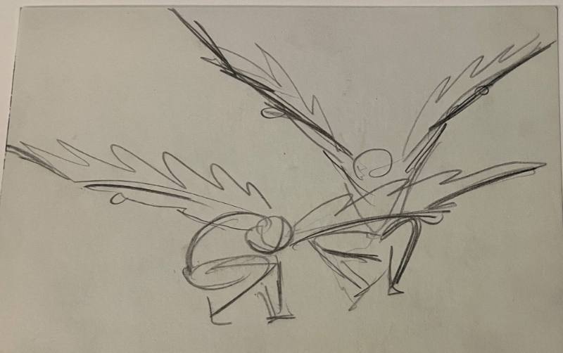 Untitled sketch for La Fonda