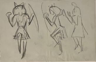 Untitled sketch for La Fonda Hotel