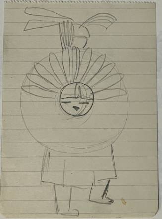 Untitled sketch for La Fonda Hotel