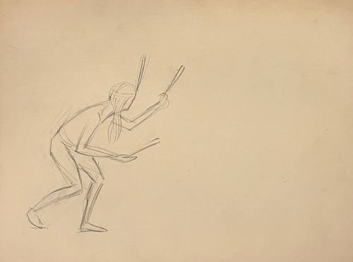 Untitled sketch for La Fonda Hotel