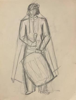 Untitled Sketch for La Fonda Hotel