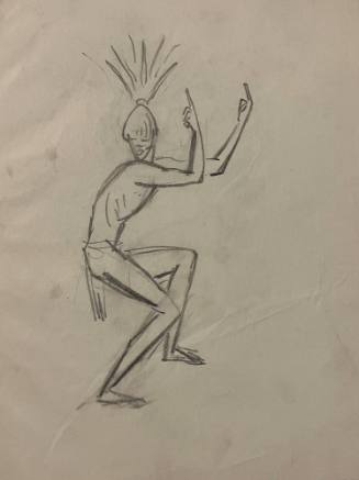 Untitled Sketch for La Fonda Hotel