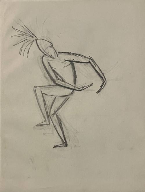 Untitled Sketch for La Fonda Hotel