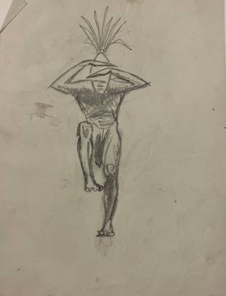 Untitled Sketch for La Fonda Hotel