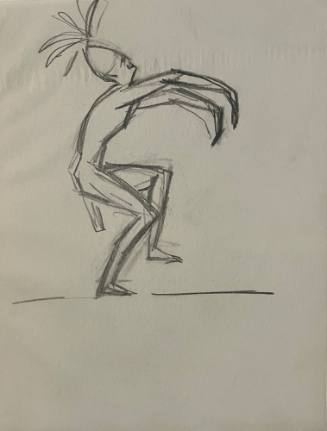 Untitled Sketch for La Fonda Hotel