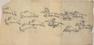 Untitled Sketch for La Fonda Hotel