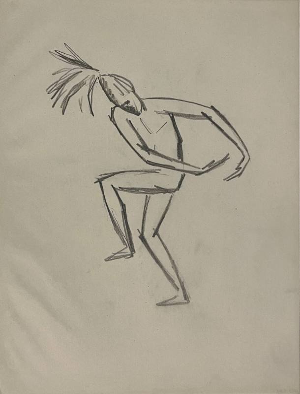 Untitled Sketch for La Fonda Hotel