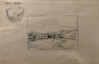 Houses and a Indian water jar