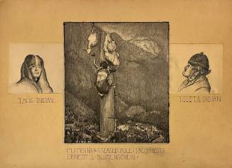 Taos Indian (left); Climbing the Greased Pole, Taos Fiesta ...