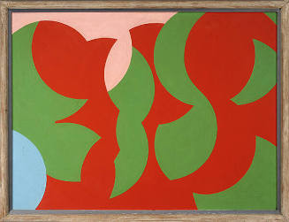 Frederick Hammersley, Circle two, November 14, 1963, oil on Masonite, 24 × 32 1/2 in. Collectio…