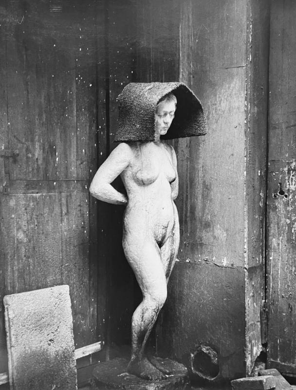 Abandoned Statue in Court Yard off Rue Jacob- Paris