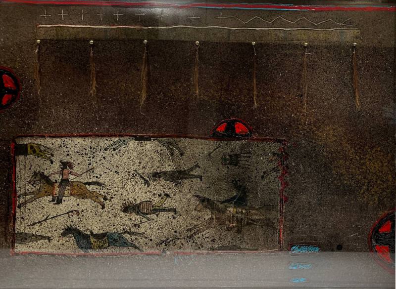 Badlands Battle with Blanket Strip