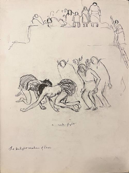 A Cock Fight-Delight Makers of Taos