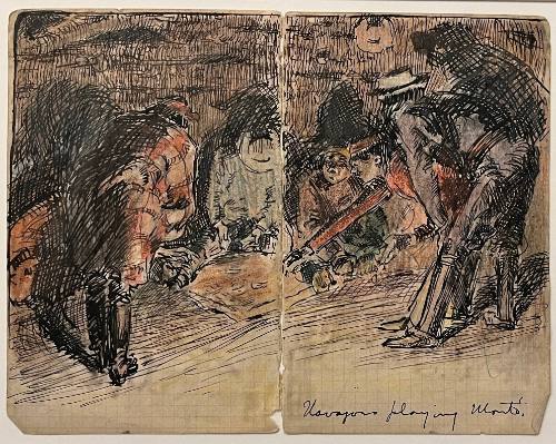 Navajos Playing Monte