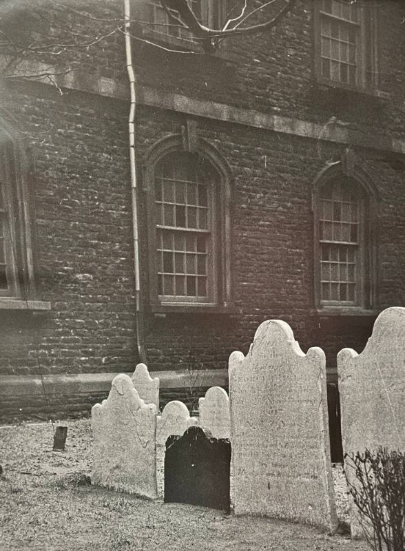 Graves in Trinity Church Yard, New York