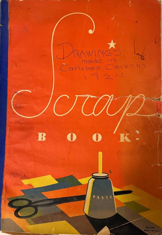 Drawings made in Carlsbad Caverns, 1924