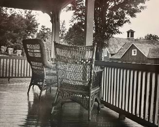 Porch with chairs near Phoenicia, N.Y.