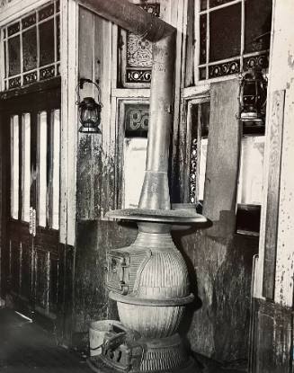 Coal Stove in 59th St. 3rd Avenue El Station, New York
