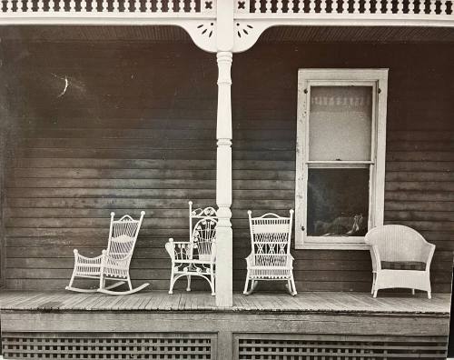 Chairs on the Porch of a House Near Kingston, N.Y. 
