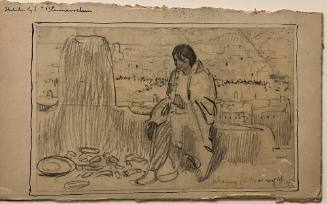 Playing Flute on Rooftop