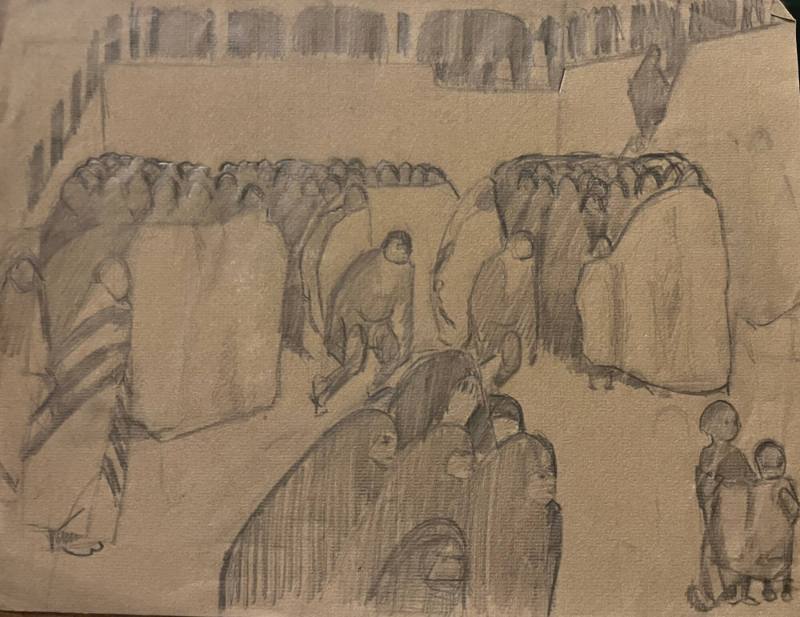 Numerous Pueblos Figures