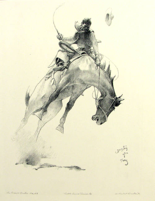 The Bronco Buster No. 49 (from the Cattle Land series)