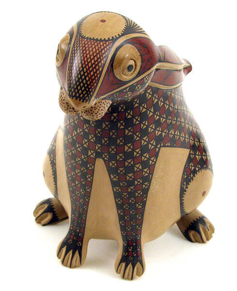 Nicholas Ortiz, Untitled, n.d., fired clay, ceramic and varnish, 10 × 6 1/2 × 8 in. Collection …