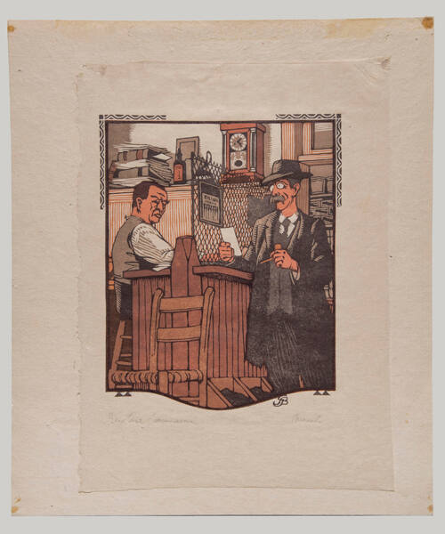Gustave Baumann (American, born Germany, 1881 – 1971), All the Year Round - March, 1912, color …