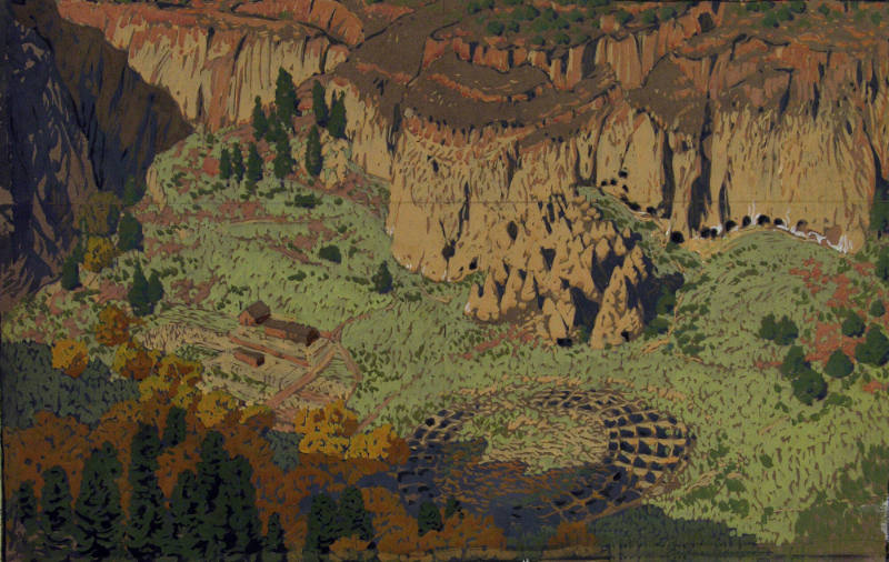 Frijoles Canyon (study)