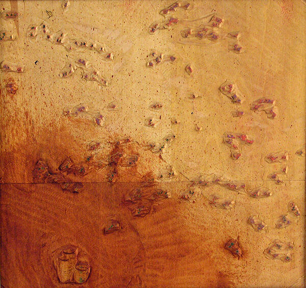 Spring Blossoms (Woodblock - Red)