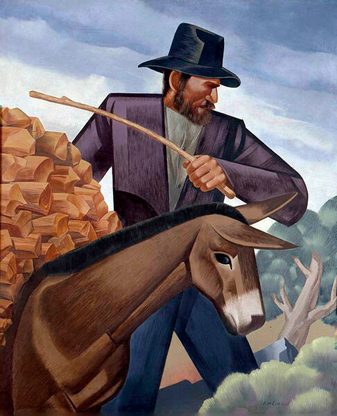 El Leñador (Woodcutter and Burro)
