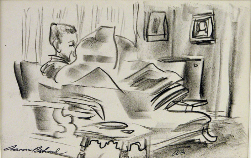 Untitled (Man reading newspaper)