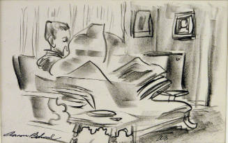 Untitled (Man reading newspaper)