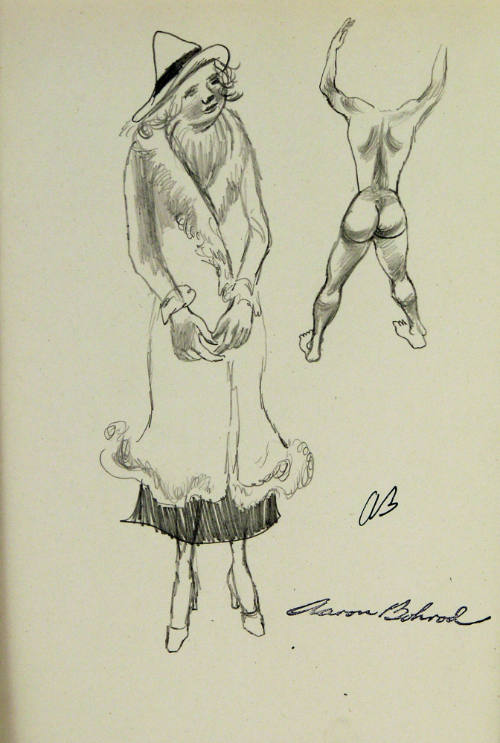Untitled (Woman with coat and hat)