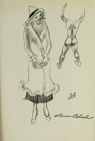 Untitled (Woman with coat and hat)
