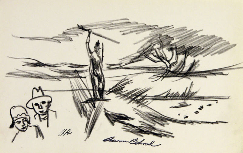 Untitled (Landscape with figures)