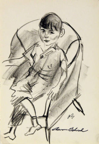 Untitled (Boy seated in chair)