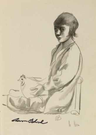 Untitled (Girl with chicken)
