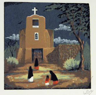 Untitled (Women at St. Michael's Chapel, Santa Fe)