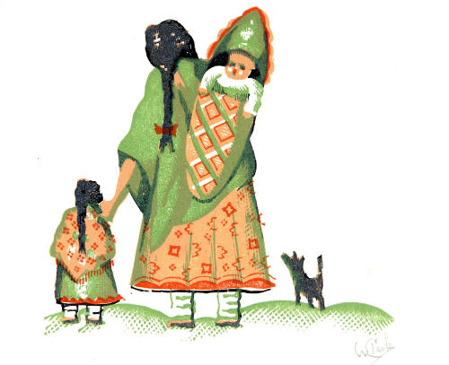 Untitled (Indian women with children)