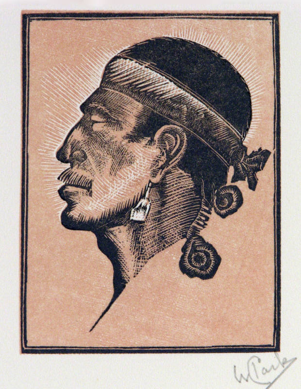 Untitled (Profile of an Indian)