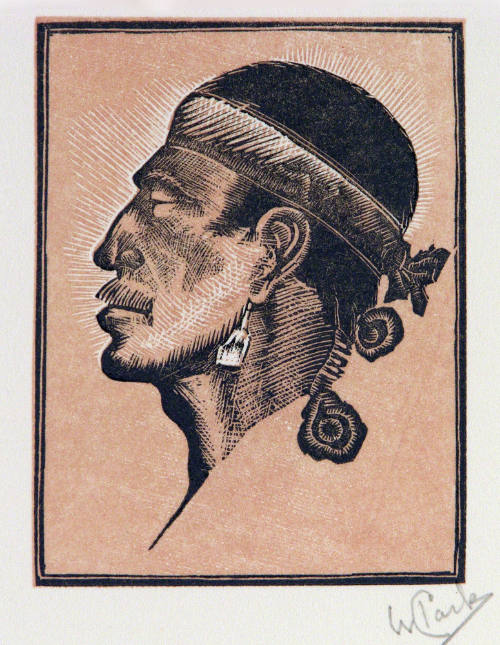 Untitled (Profile of an Indian)