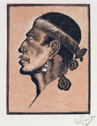 Untitled (Profile of an Indian)