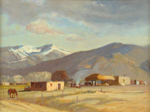 Taos Scene (Rendering Lard)