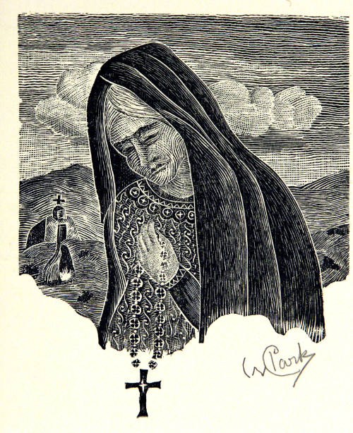 Untitled (Praying or Grieving woman)