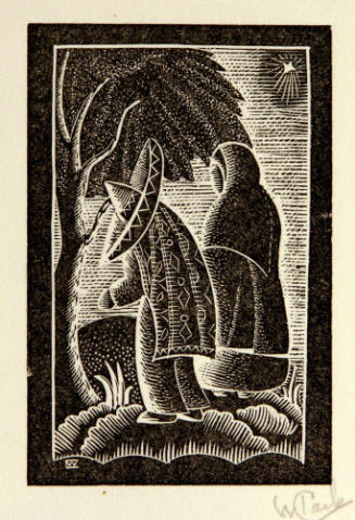 Untitled (Couple on a hill by a tree)