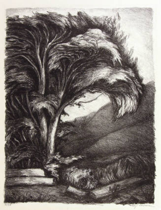 Untitled (Landscape with Tree)